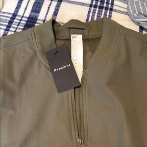 Fabletics Olive Bomber Jacket